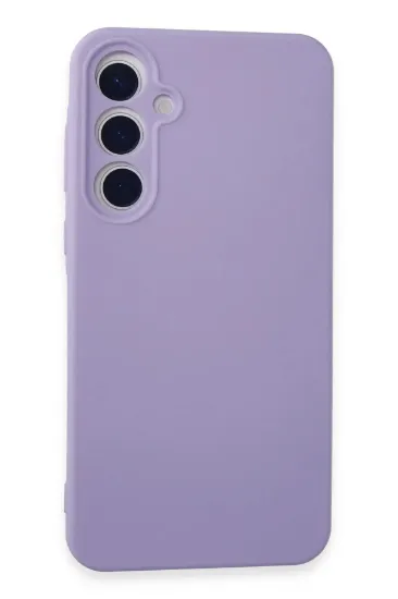 Newface Samsung Galaxy A55 5G Kılıf Nano içi Kadife Silikon - Lila resmi