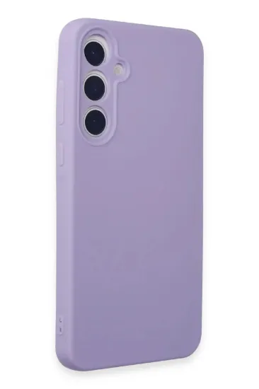 Newface Samsung Galaxy A55 5G Kılıf Nano içi Kadife Silikon - Lila resmi