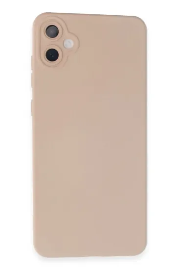 Newface Samsung Galaxy A05 Kılıf Nano içi Kadife Silikon - Pudra resmi