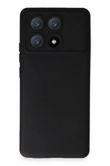 Newface Xiaomi Poco X6 Pro Kılıf Nano içi Kadife Silikon - Siyah resmi