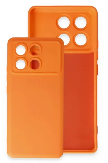 Newface Xiaomi Poco X6 Pro Kılıf Nano içi Kadife Silikon - Siyah resmi