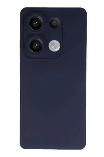 Newface Xiaomi Redmi Note 13 Pro 4G Kılıf Nano içi Kadife Silikon - Lacivert resmi