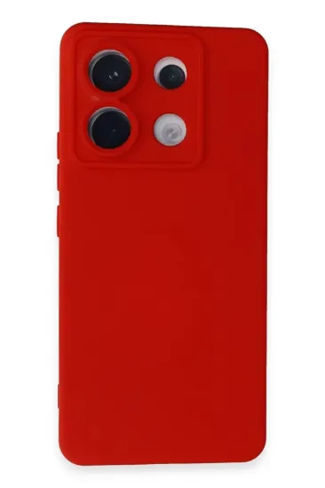 Newface Xiaomi Redmi Note 13 Pro 5G Kılıf Nano içi Kadife Silikon - Kırmızı resmi