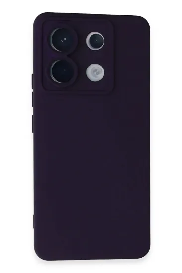 Newface Xiaomi Redmi Note 13 Pro 5G Kılıf Nano içi Kadife Silikon - Mor resmi