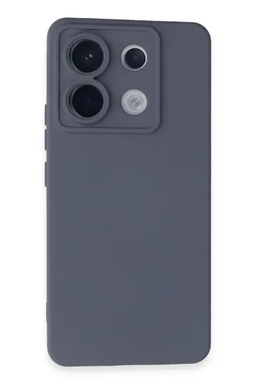 Newface Xiaomi Redmi Note 13 Pro 5G Kılıf Nano içi Kadife Silikon - Gri resmi