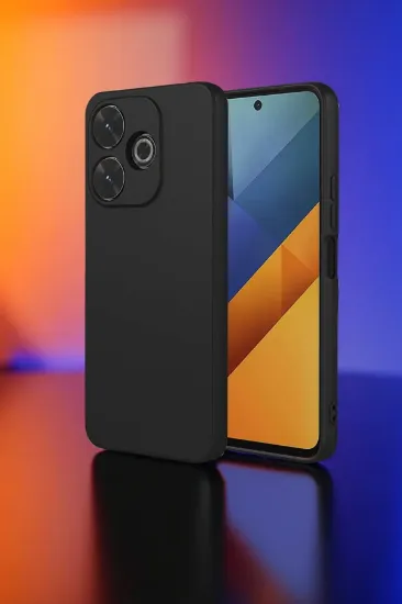 Newface Xiaomi Redmi 13 4G Kılıf Nano içi Kadife Silikon - Lacivert resmi