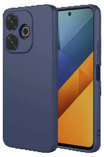 Newface Xiaomi Redmi 13 4G Kılıf Nano içi Kadife Silikon - Lacivert resmi