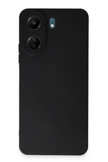 Newface Xiaomi Redmi 13C Kılıf Nano içi Kadife Silikon - Siyah resmi