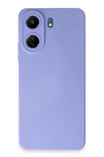 Newface Xiaomi Redmi 13C Kılıf Nano içi Kadife Silikon - Lila resmi