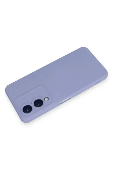 Newface Vivo Y17S Kılıf Nano içi Kadife Silikon - Lila resmi