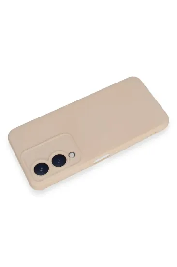 Newface Vivo Y17S Kılıf Nano içi Kadife Silikon - Pudra resmi