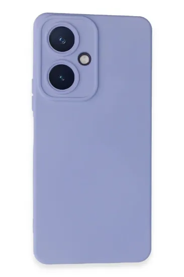 Newface Vivo Y27 Kılıf Nano içi Kadife Silikon - Lila resmi