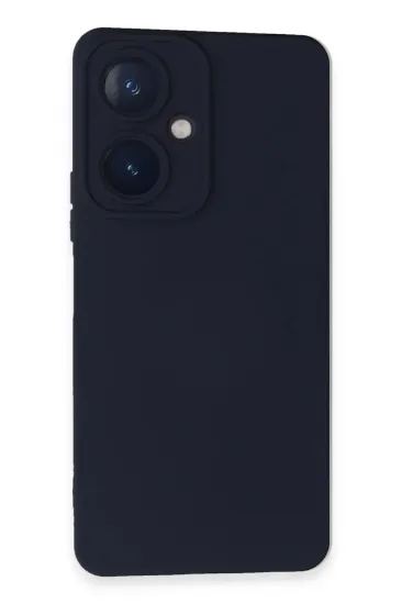 Newface Vivo Y27 Kılıf Nano içi Kadife Silikon - Lacivert resmi