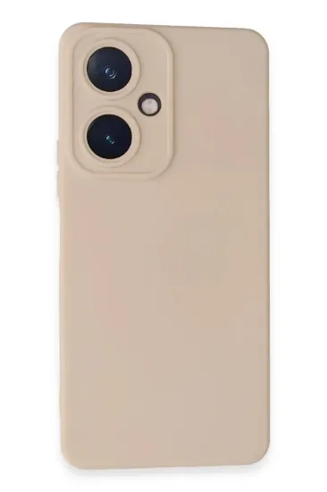 Newface Vivo Y27 Kılıf Nano içi Kadife Silikon - Pudra resmi