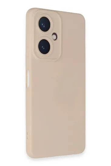 Newface Vivo Y27 Kılıf Nano içi Kadife Silikon - Pudra resmi