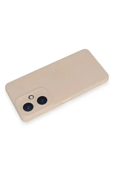 Newface Vivo Y27 Kılıf Nano içi Kadife Silikon - Pudra resmi
