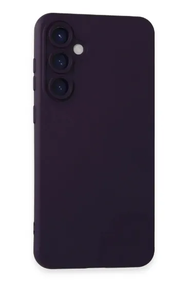 Newface Samsung Galaxy S24 Plus Kılıf Nano içi Kadife Silikon - Mor resmi