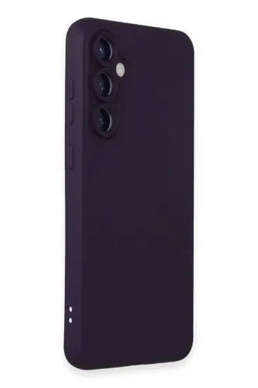 Newface Samsung Galaxy S24 Plus Kılıf Nano içi Kadife Silikon - Mor resmi