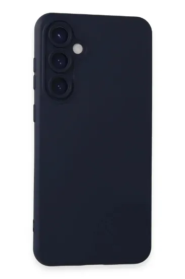 Newface Samsung Galaxy S24 Plus Kılıf Nano içi Kadife Silikon - Lacivert resmi