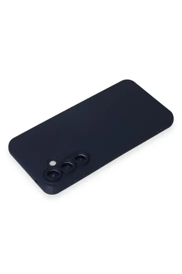 Newface Samsung Galaxy S24 Plus Kılıf Nano içi Kadife Silikon - Lacivert resmi