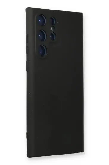 Newface Samsung Galaxy S24 Ultra Kılıf Nano içi Kadife Silikon - Siyah resmi