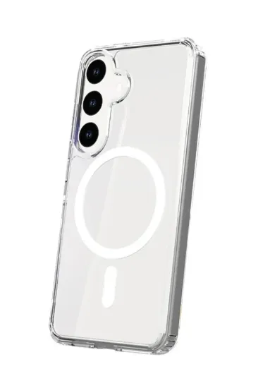 Newface Samsung Galaxy S24 Plus Kılıf Magneticsafe Şeffaf Silikon - Şeffaf resmi