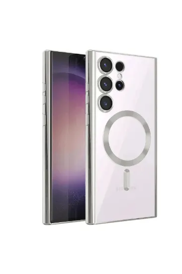 Newface Samsung Galaxy S23 Ultra Kılıf Kross Magneticsafe Kapak - Titan Gri resmi