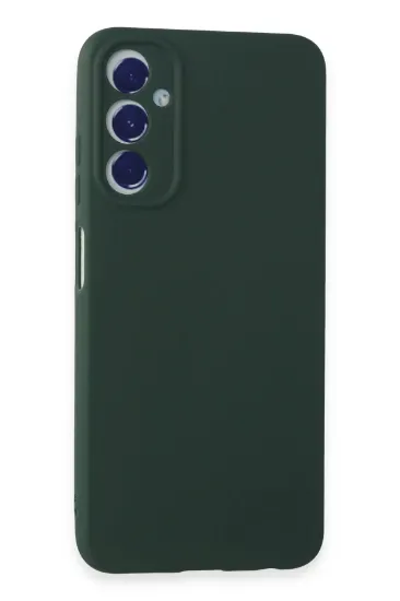 Newface Samsung Galaxy A05S Kılıf First Silikon - Koyu Yeşil resmi