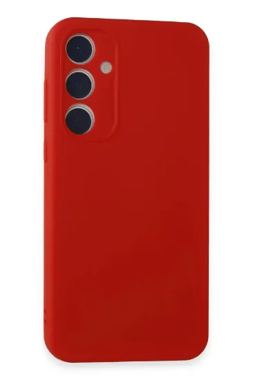 Newface Samsung Galaxy A35 5G Kılıf First Silikon - Kırmızı resmi