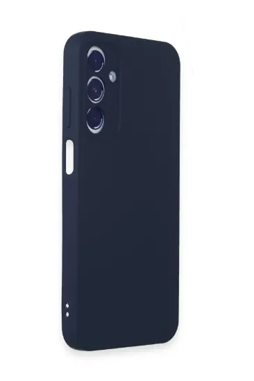 Newface Samsung Galaxy A55 5G Kılıf First Silikon - Lacivert resmi