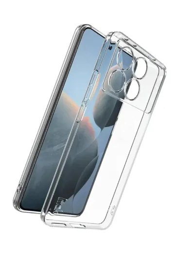 Newface Xiaomi Poco X6 Pro Kılıf Lüx Şeffaf Silikon resmi