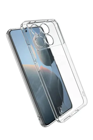 Newface Xiaomi Poco X6 Pro Kılıf Lüx Şeffaf Silikon resmi