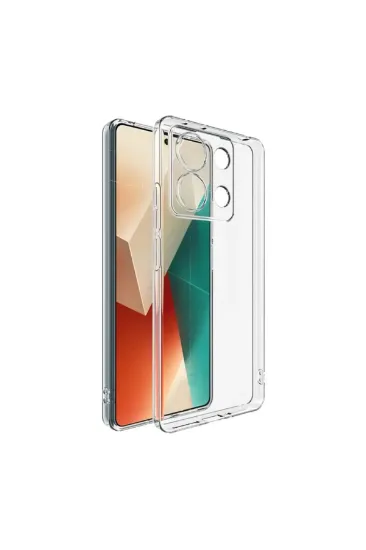 Newface Xiaomi Redmi Note 13 4G Kılıf Lüx Şeffaf Silikon resmi