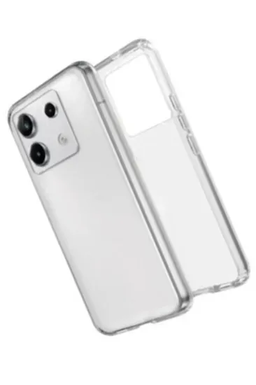 Newface Xiaomi Redmi Note 13 Pro 4G Kılıf Lüx Şeffaf Silikon resmi