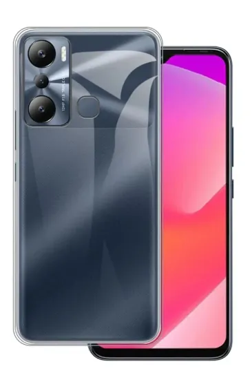 Newface İnfinix Hot 20i Kılıf Lüx Şeffaf Silikon resmi