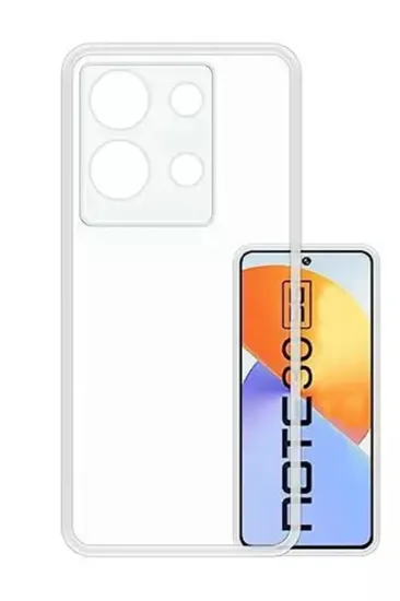 Newface İnfinix Note 30 Kılıf Lüx Şeffaf Silikon resmi