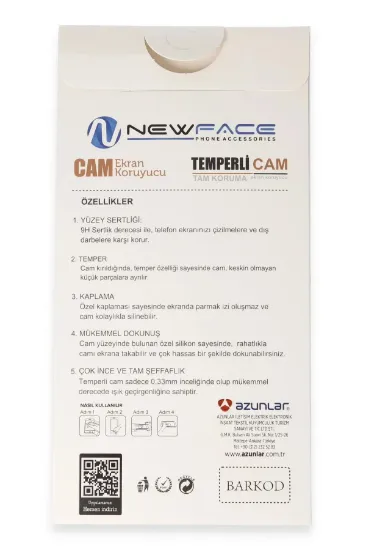 Newface İnfinix Hot 20i 3D Antistatik Hayalet Cam Ekran Koruyucu resmi