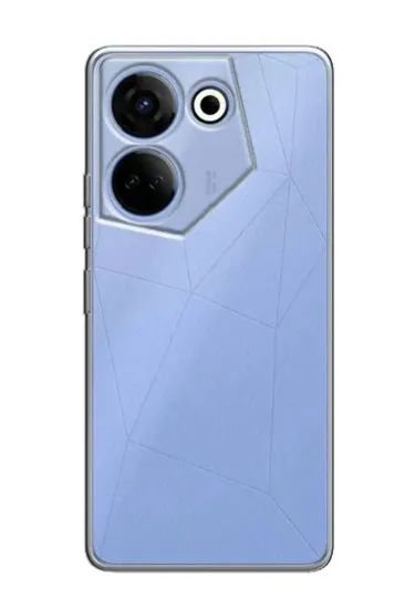 Newface Tecno Camon 20 Pro 5G Kılıf Lüx Şeffaf Silikon resmi
