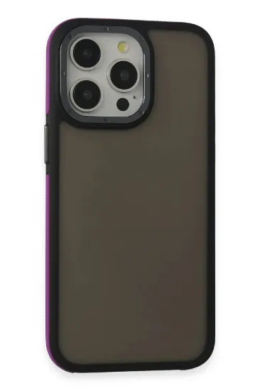 Newface iPhone 14 Pro Max Harvel Kapak - Derin Mor resmi
