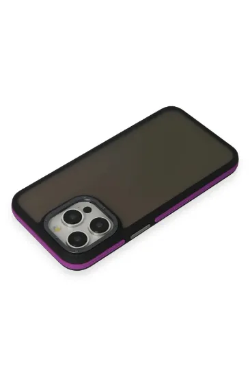 Newface iPhone 15 Pro Harvel Kapak - Derin Mor resmi