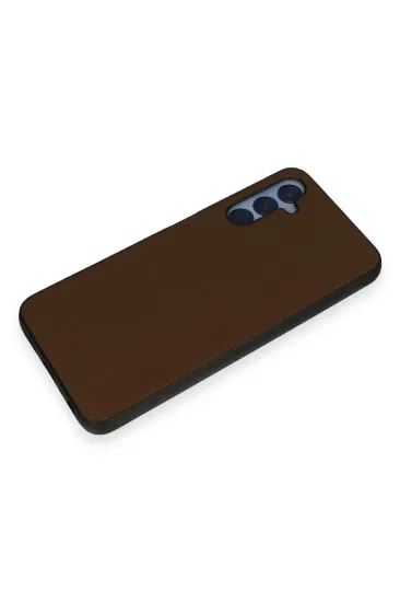 Newface Samsung Galaxy A05S Kılıf Taft Kapak - Kahverengi resmi
