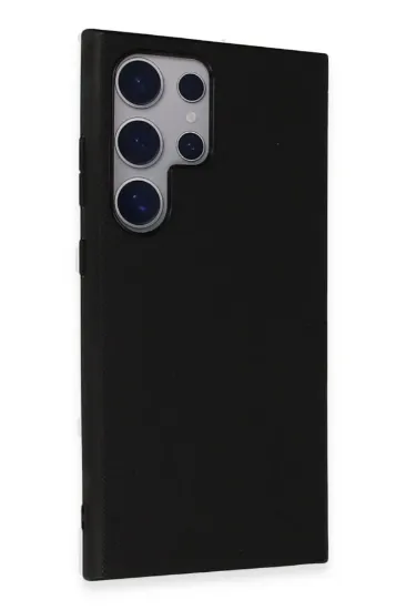 Newface Samsung Galaxy S24 Ultra Kılıf Taft Kapak - Siyah resmi