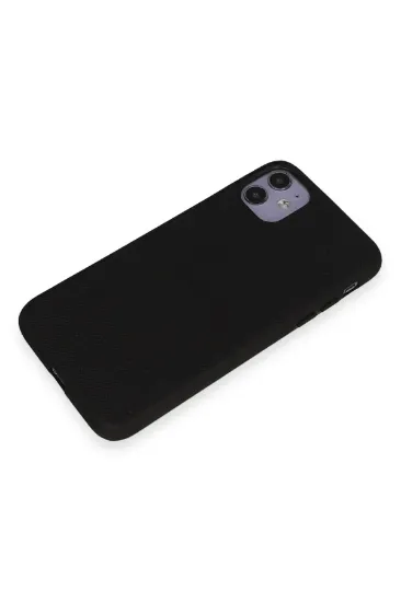 Newface iPhone 11 Kılıf Taft Kapak - Siyah resmi