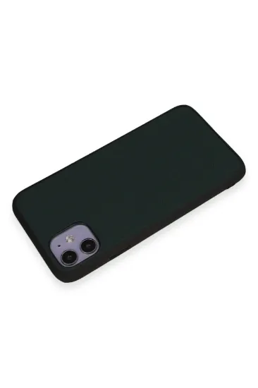 Newface iPhone 11 Kılıf Taft Kapak - Koyu Yeşil resmi