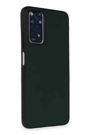 Newface Xiaomi Redmi Note 11 Pro Kılıf Taft Kapak - Koyu Yeşil resmi