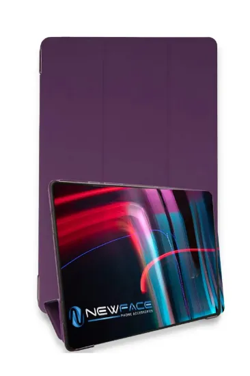 Newface iPad Mini 3 Kılıf Tablet Smart Kılıf - Mor resmi