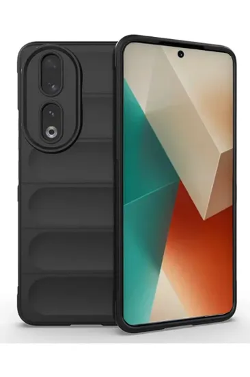Newface Huawei Honor 90 Kılıf Optimum Silikon - Siyah resmi