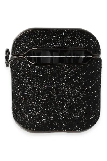 Newface Airpods 2 (2.nesil) Spell Simli Kılıf - Siyah resmi