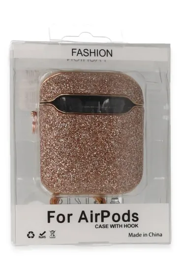 Newface Airpods 2 (2.nesil) Spell Simli Kılıf - Rose Gold resmi