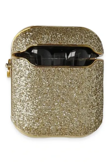 Newface Airpods 2 (2.nesil) Spell Simli Kılıf - Gold resmi